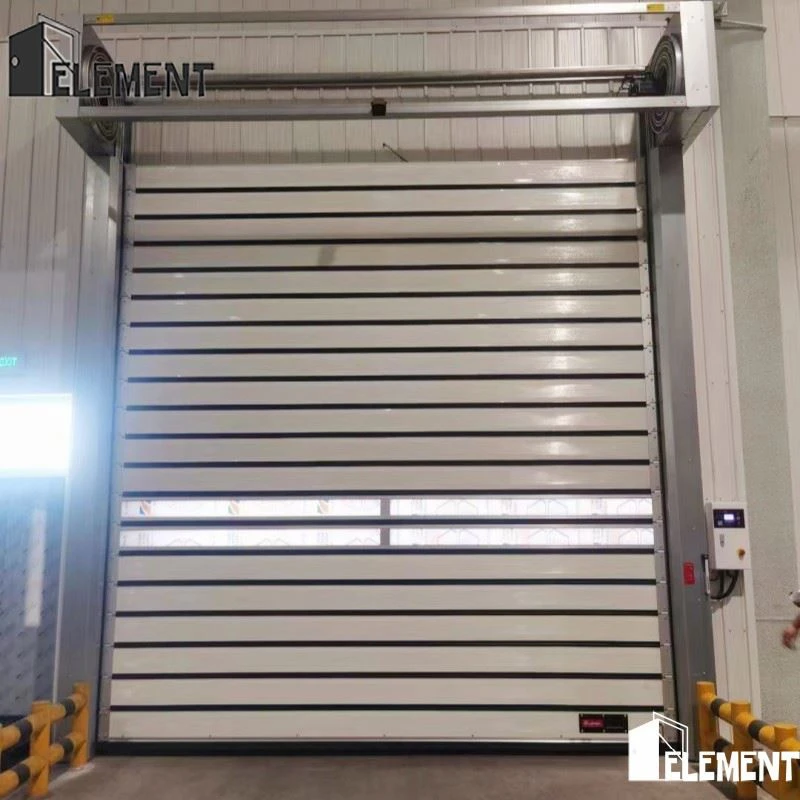 Puerta rápida enrollable de aluminio