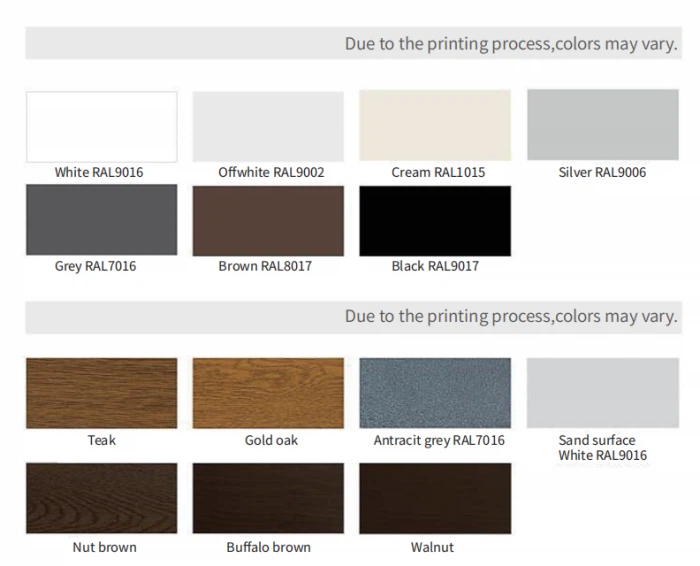 AVAILABLE COLORS AVAILABLE COLORS